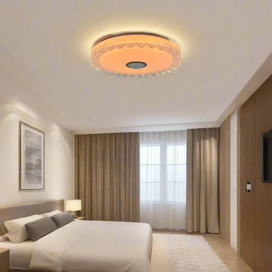 LED Ceiling Light with Bluetooth Speaker β CE009 | Music & Light in One-Ultra Smart Lights