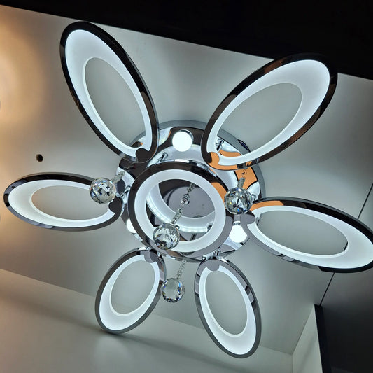 Chrome LED Ceiling Light β 6986-6-Ultra Smart Lights
