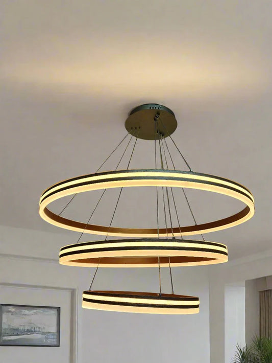 Modern 3 Rings LED Acrylic Pendant Light.-Ultra Smart Lights