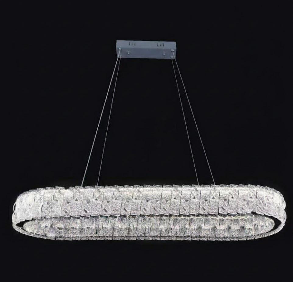Luxury Crystal Ceiling Pendant Lamps Suspension Chandelier Light