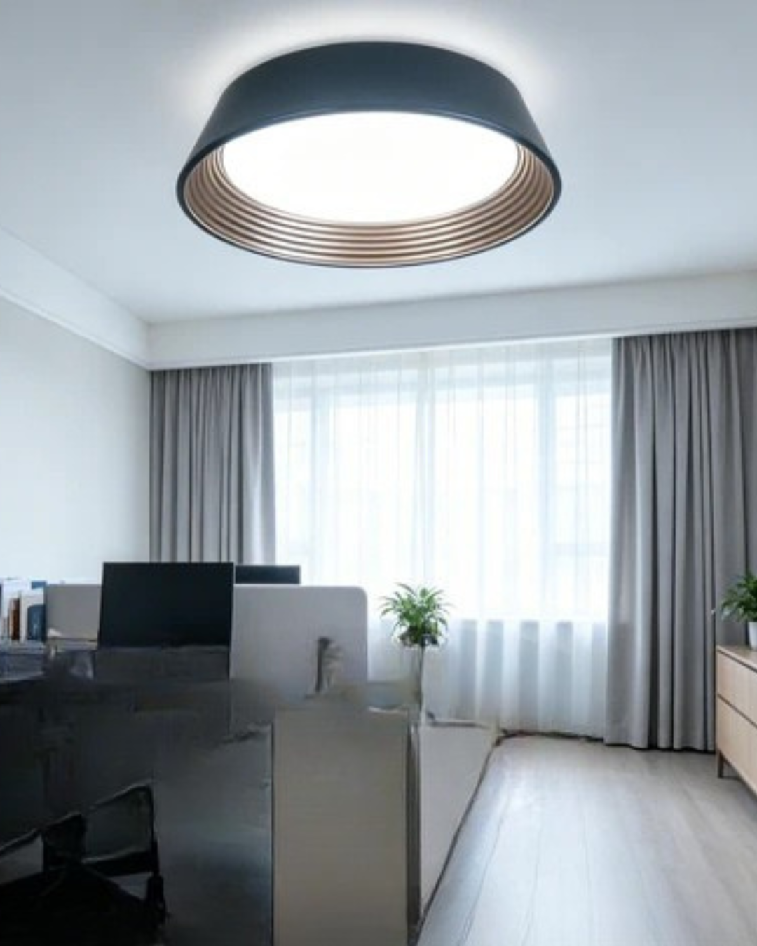 Premium 450x450mm Round LED Flush Mount Ceiling Light