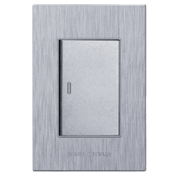 1 Lever 2 Way Switch Silver Design 2×4 – Hello Today