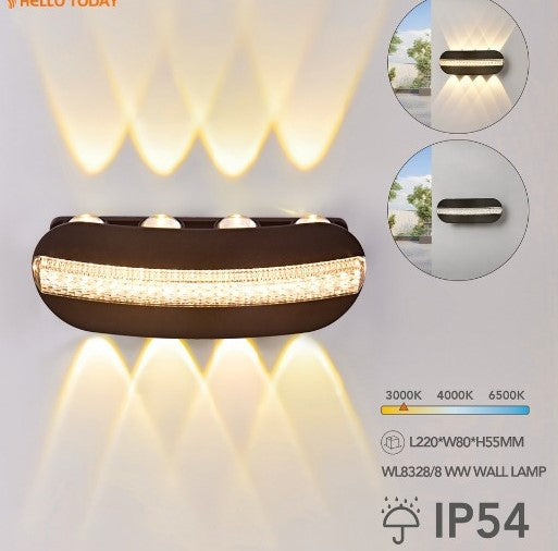 8328/8 Warm White Wall Lamp