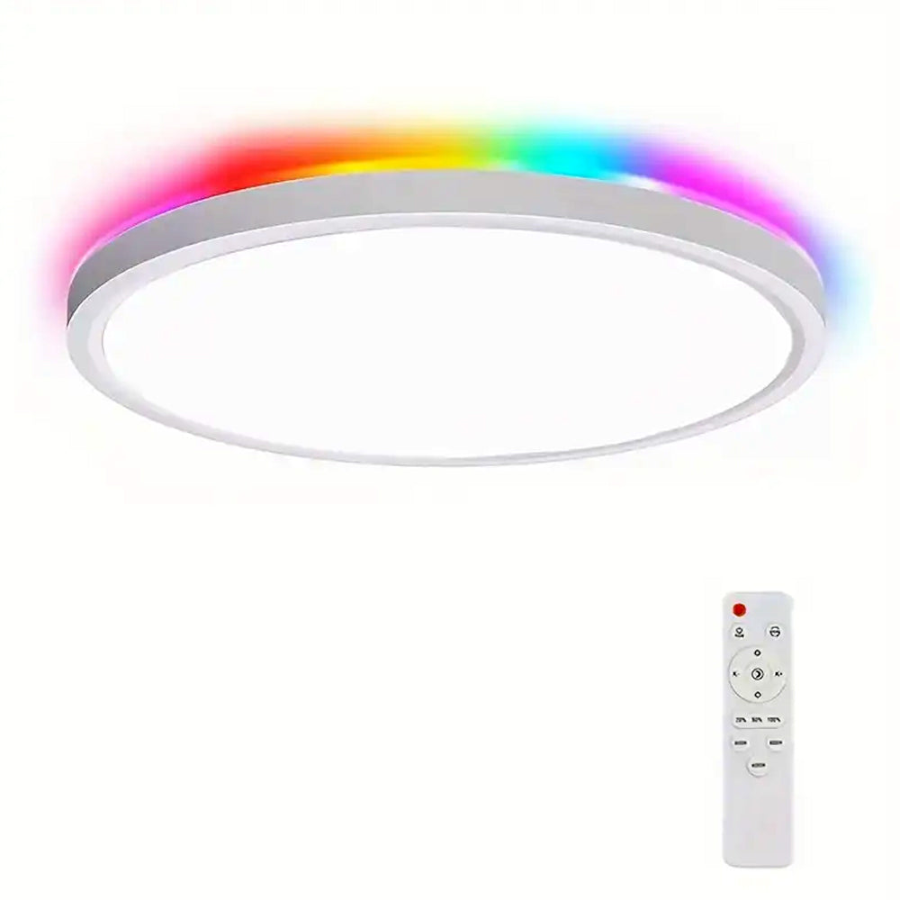 LED Smart Ceiling Light with RGB/Multicolor Back Lighting – 32W