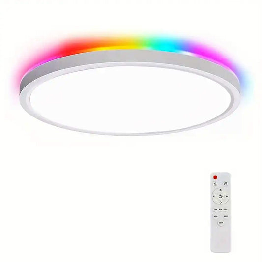 LED Smart Ceiling Light with RGB/Multicolor Back Lighting – 32W