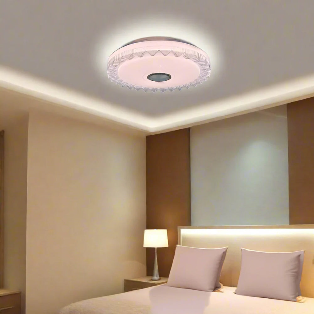 LED Ceiling Light with Bluetooth Speaker – CE009 | Music & Light in One
