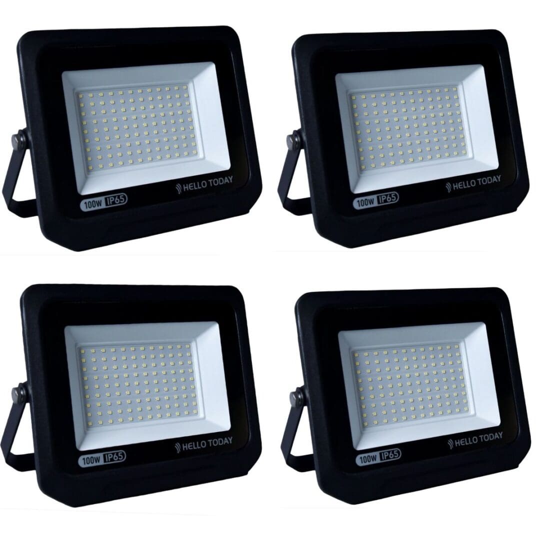 100w Flood Light Led – Hello Today(Set of 4) – Ultra Smart Lights