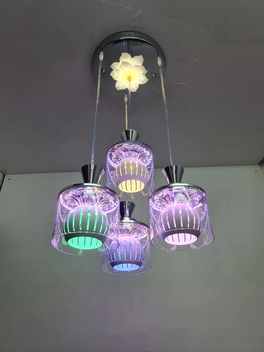Colorful Glass LED Pendant Lamp.