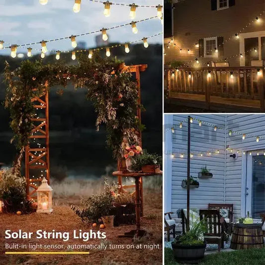 10m 10 Bulbs Plug-In LED Festoon String Light