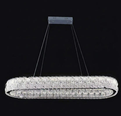 Luxury Crystal Ceiling Pendant Lamps Suspension Chandelier Light