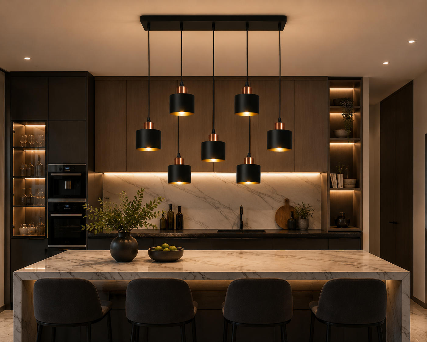 Modern LED Pendant Lamp | E27 Ceiling Hanging Light for Kitchen