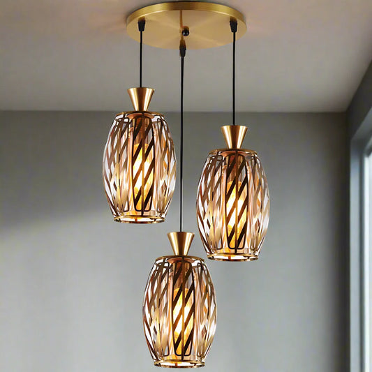 Gold Pendant Lamp-1913-3.