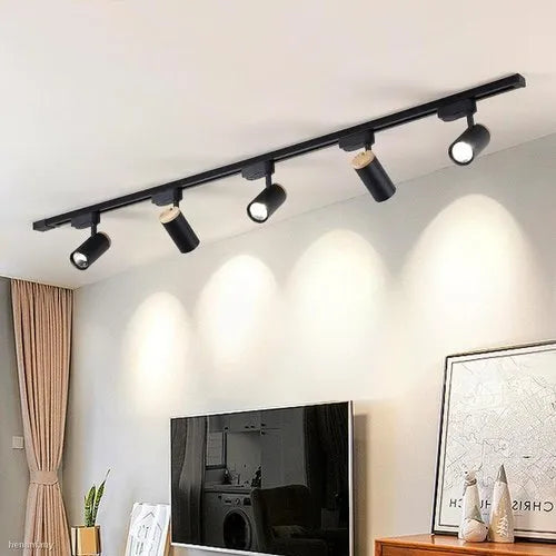 30W LED Track Light - Black