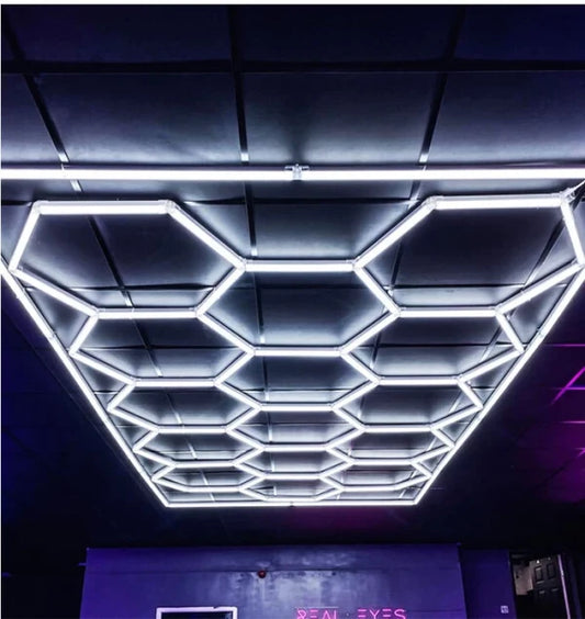 200W 15 Hexagon LED Light 6500K