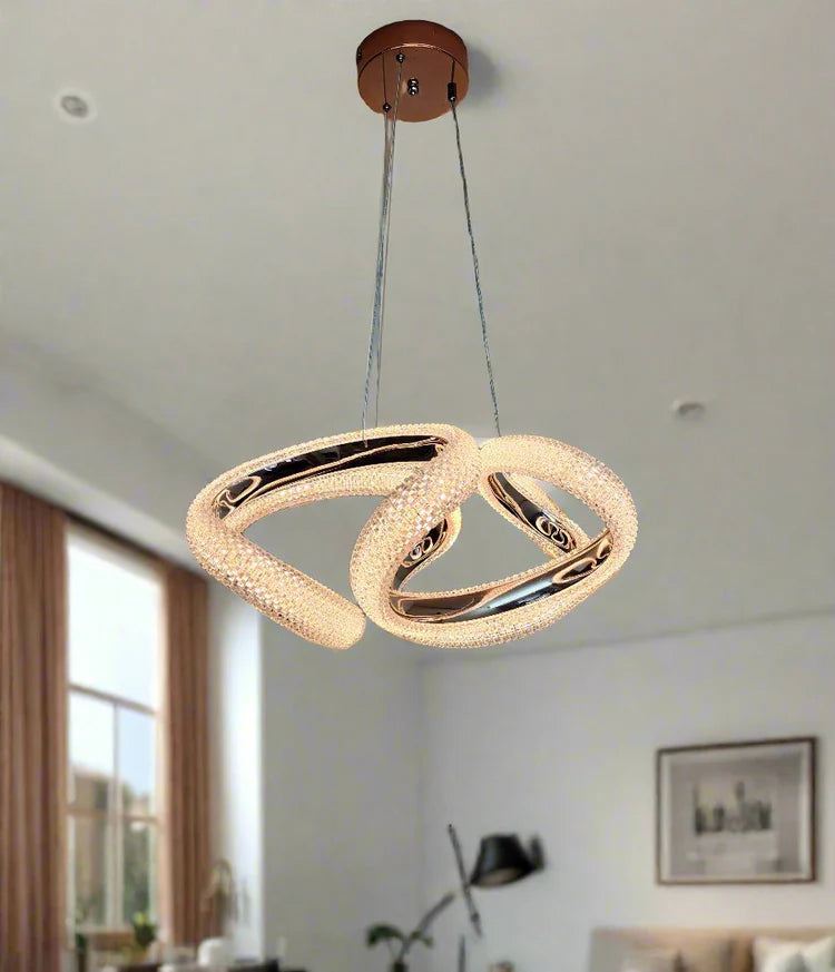 LED crystal chandelier pendant