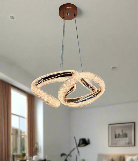 LED crystal chandelier pendant