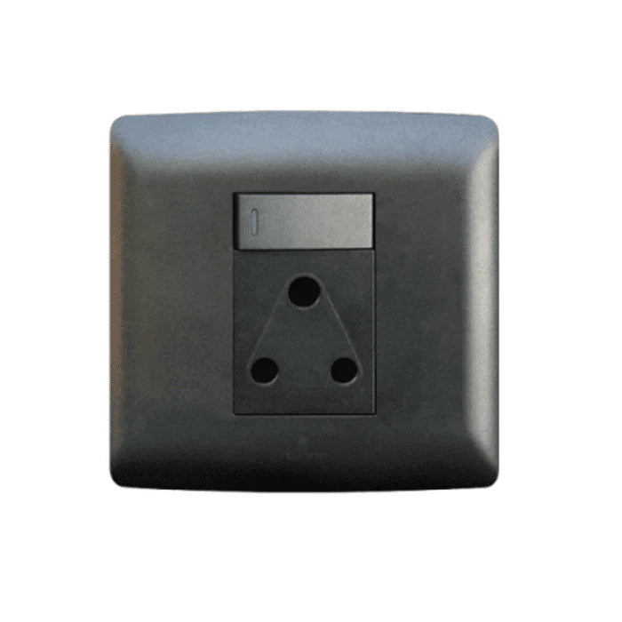Single socket - Black.