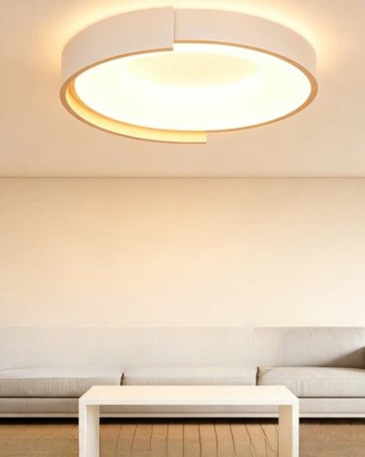 Modern Artistic Circular LED Flush Mount Ceiling Light – 450×450mm