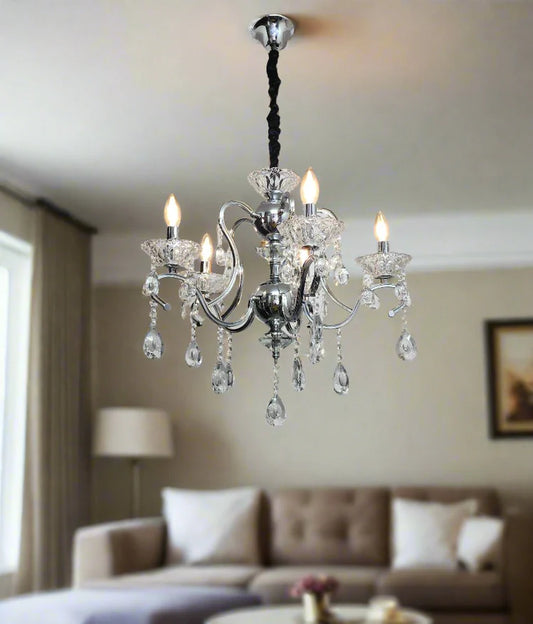 Classic metal crystal chandelier