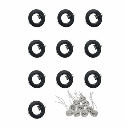 Downlight Fittings With GU10 Holders - Pack Of 10