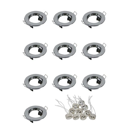 Downlight Fittings With GU10 Holders - Pack Of 10