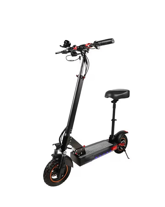 Foldable Electric , Suspension Scooter with Seat and Light