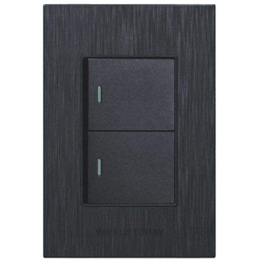 2 Lever 2 Way Switch Black Design 2×4 – Hello Today