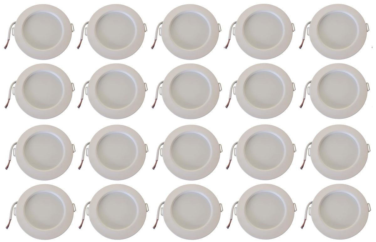 Hello Today 7W Concealed LED Down Lights - 20 Pack Cool White