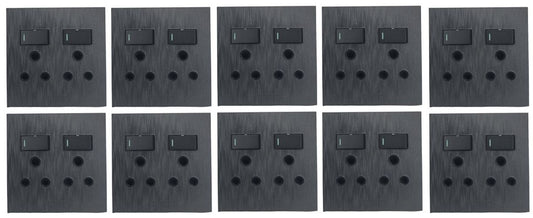 Hello Today Double Plug 4 X 4 - 10 Pack - Brushed CBK