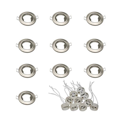 Downlight Fittings With GU10 Holders - Pack Of 10